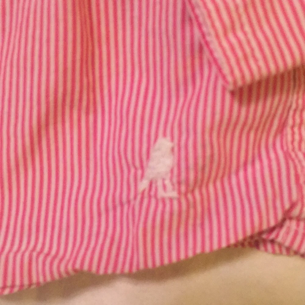 77Kids Pink Striped Button Down Shirt Size S